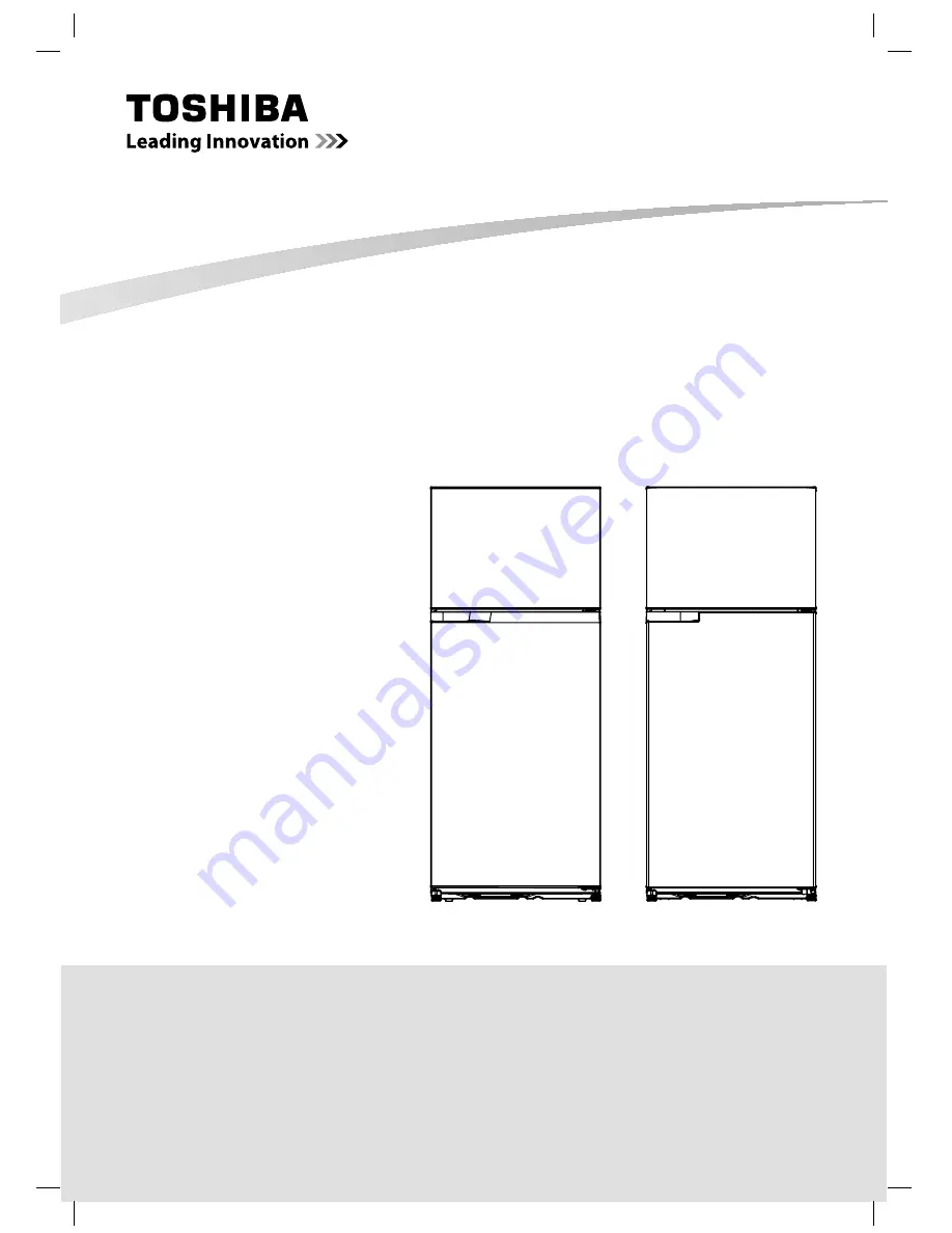 Toshiba GR-H52TBZ Owner'S Manual Download Page 1