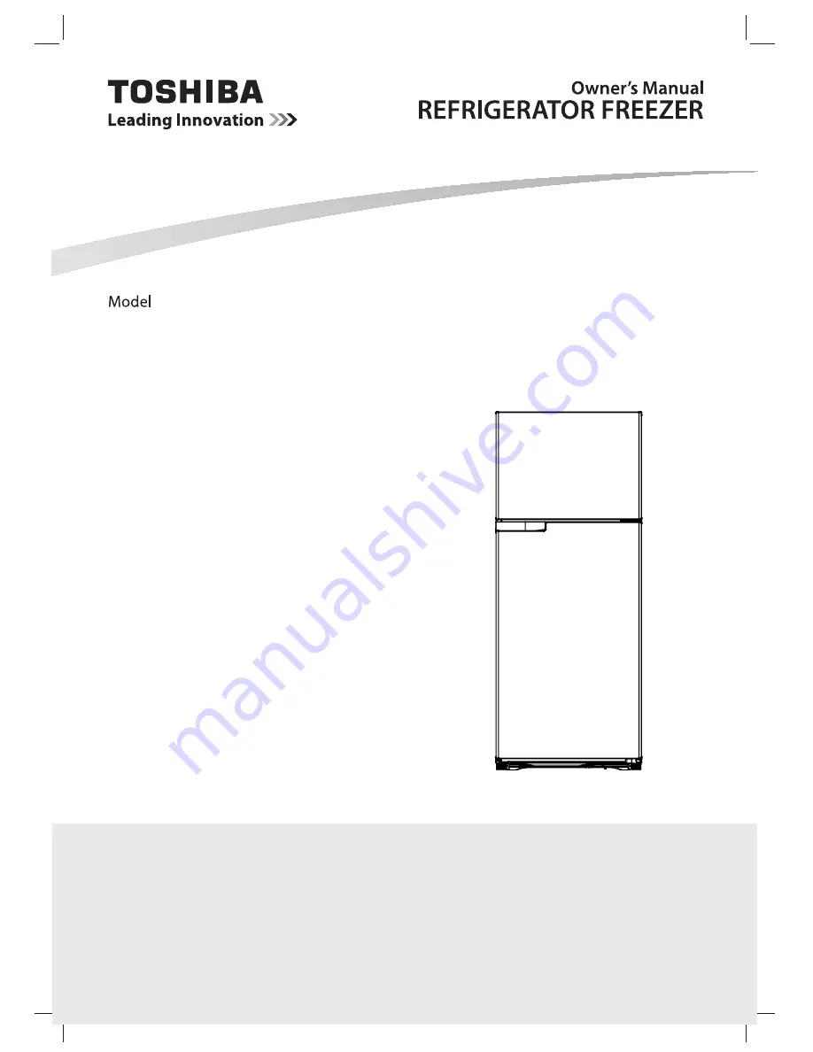 Toshiba GR-T39MBZ Owner'S Manual Download Page 1