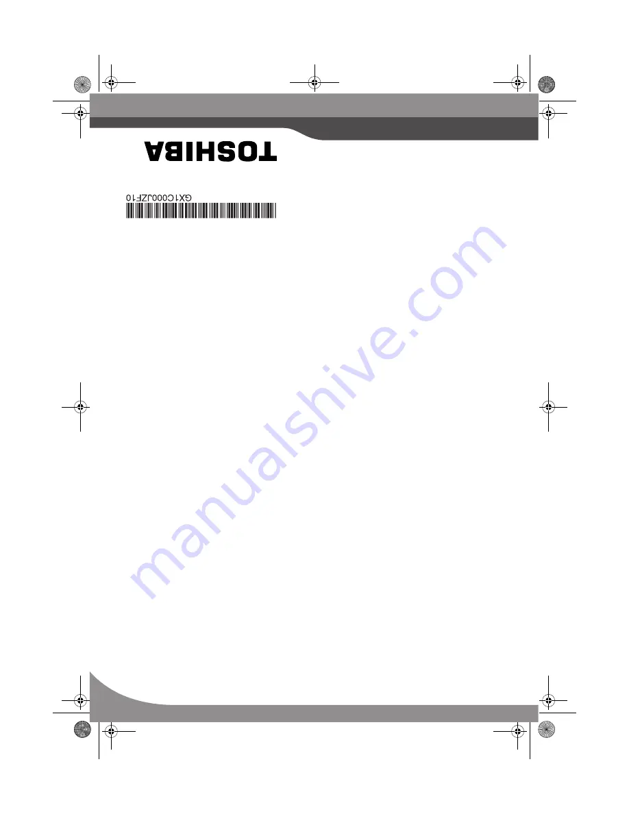 Toshiba GX1C000JZF10 Скачать руководство пользователя страница 60