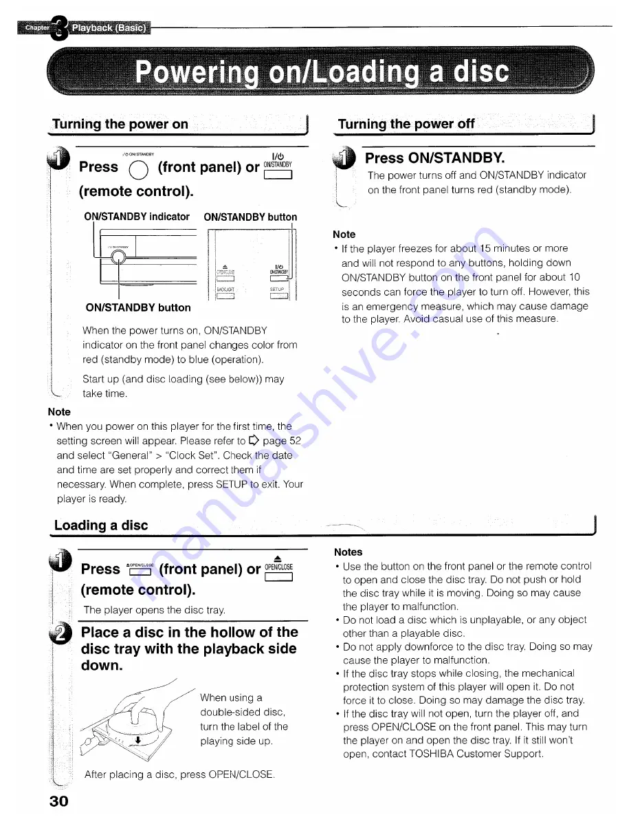 Toshiba HD-XA2KN Owner'S Manual Download Page 30