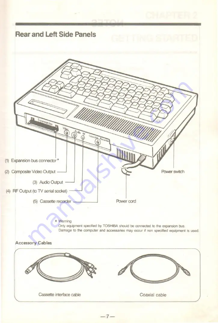 Toshiba HX-10 Скачать руководство пользователя страница 9