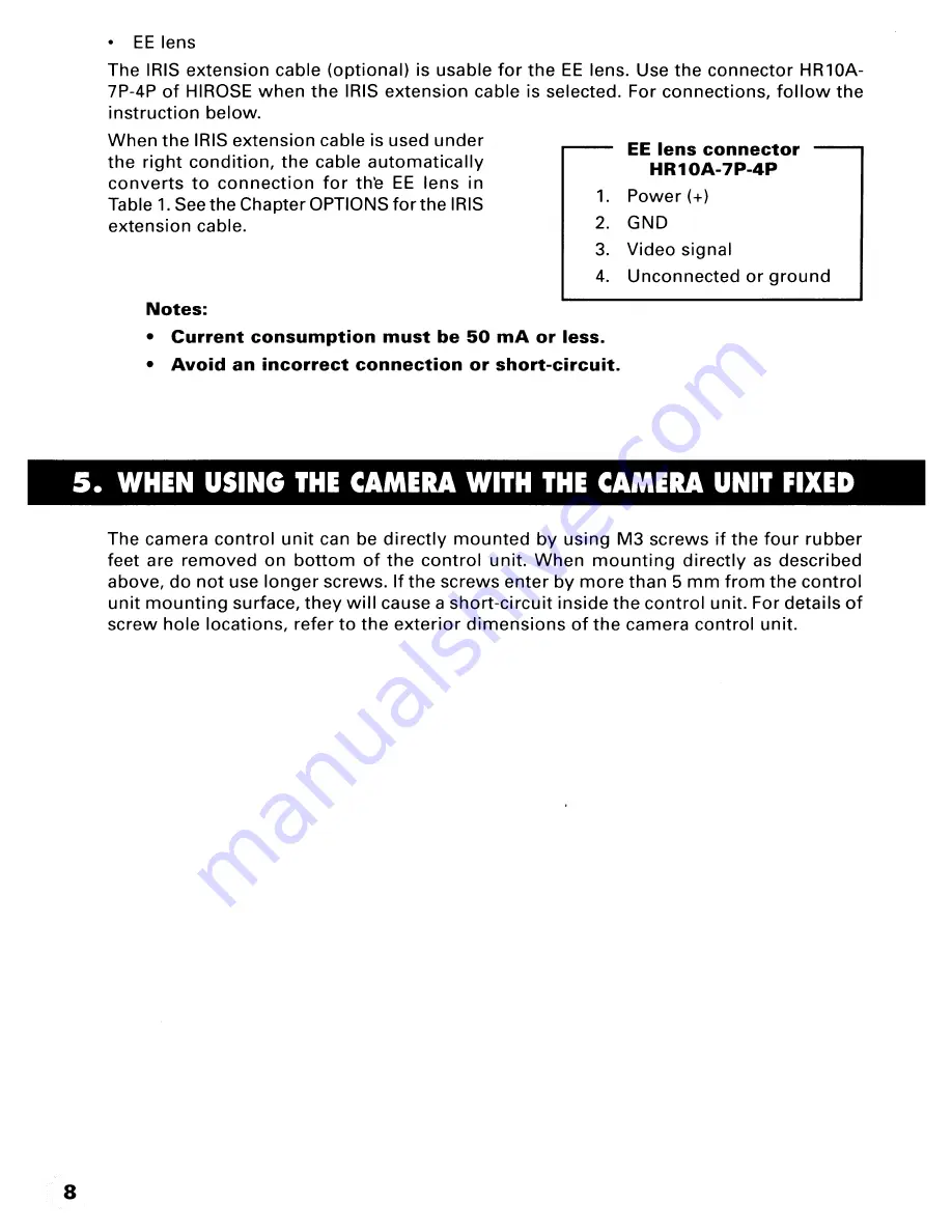 Toshiba IK-CU43A Instruction Manual Download Page 8