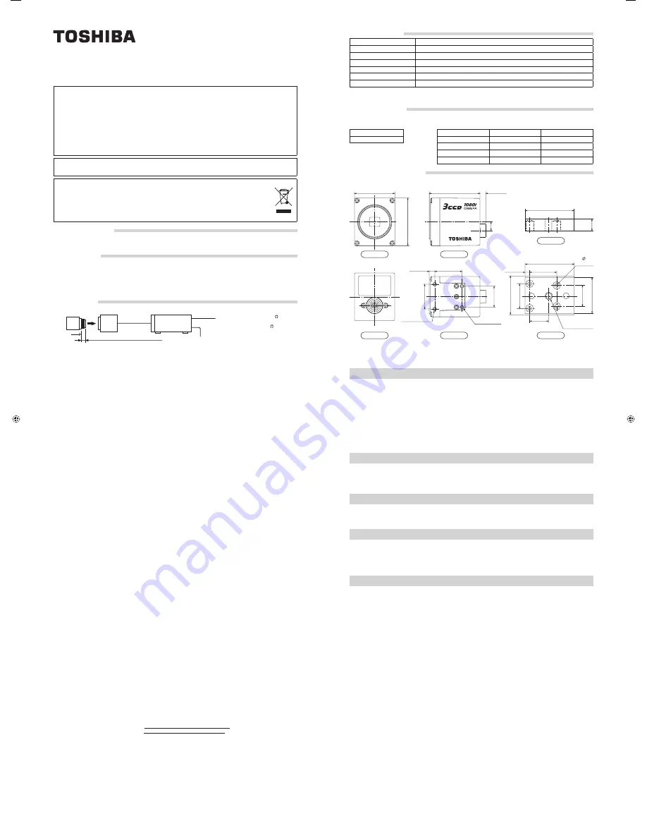 Toshiba IK-HD1H Instruction Manual Download Page 1