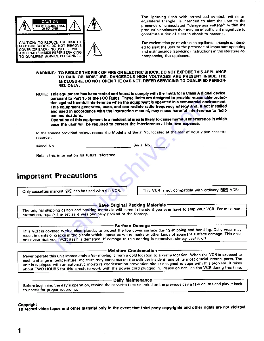 Toshiba KV-5124A Instruction Manual Download Page 2