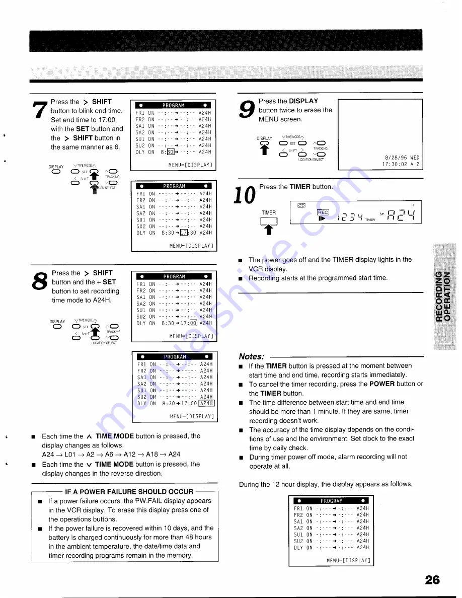 Toshiba KV-7024A Instruction Manual Download Page 27