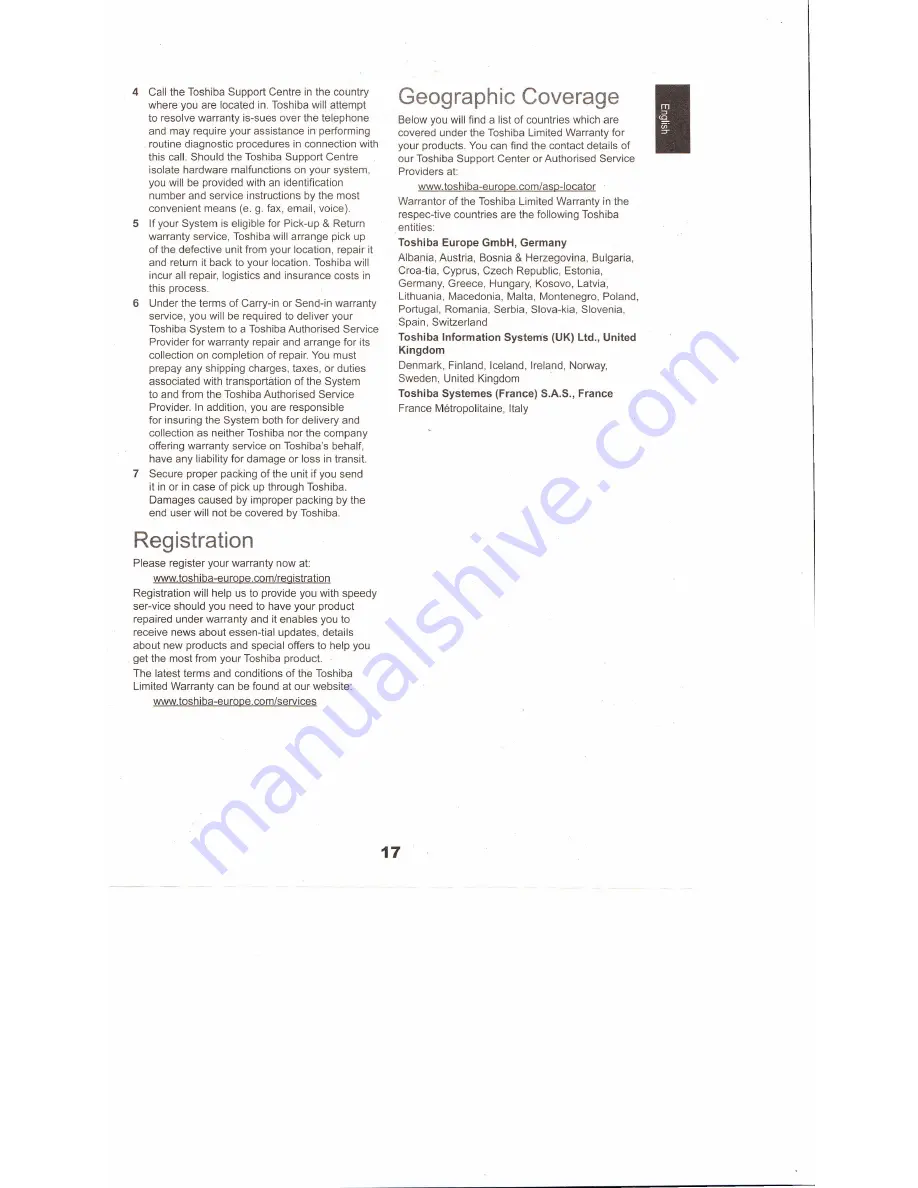 Toshiba L243*DB Quick Start Manual Download Page 19