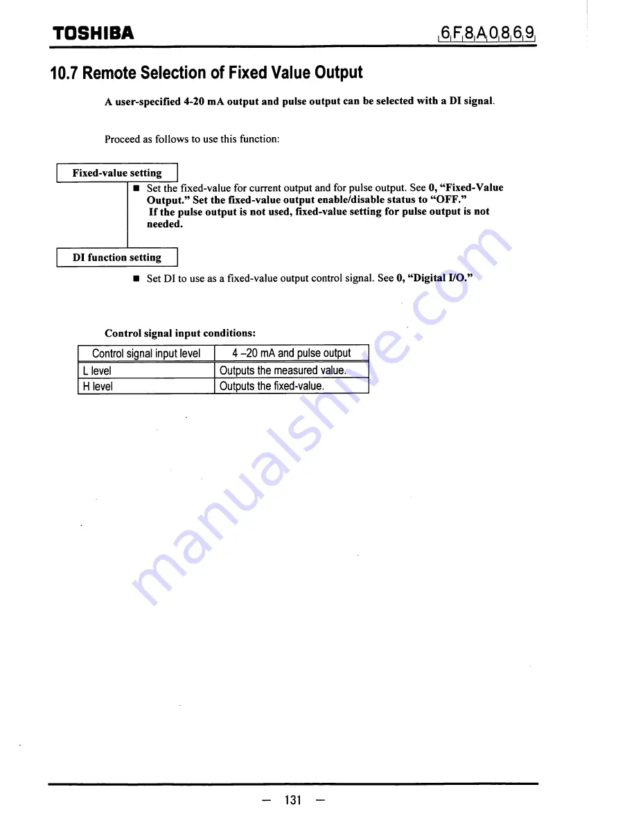 Toshiba LF600F Instruction Manual Download Page 132