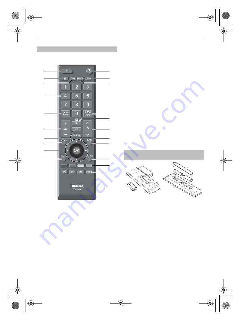 Toshiba LV6**D Digital Series Manual Download Page 8