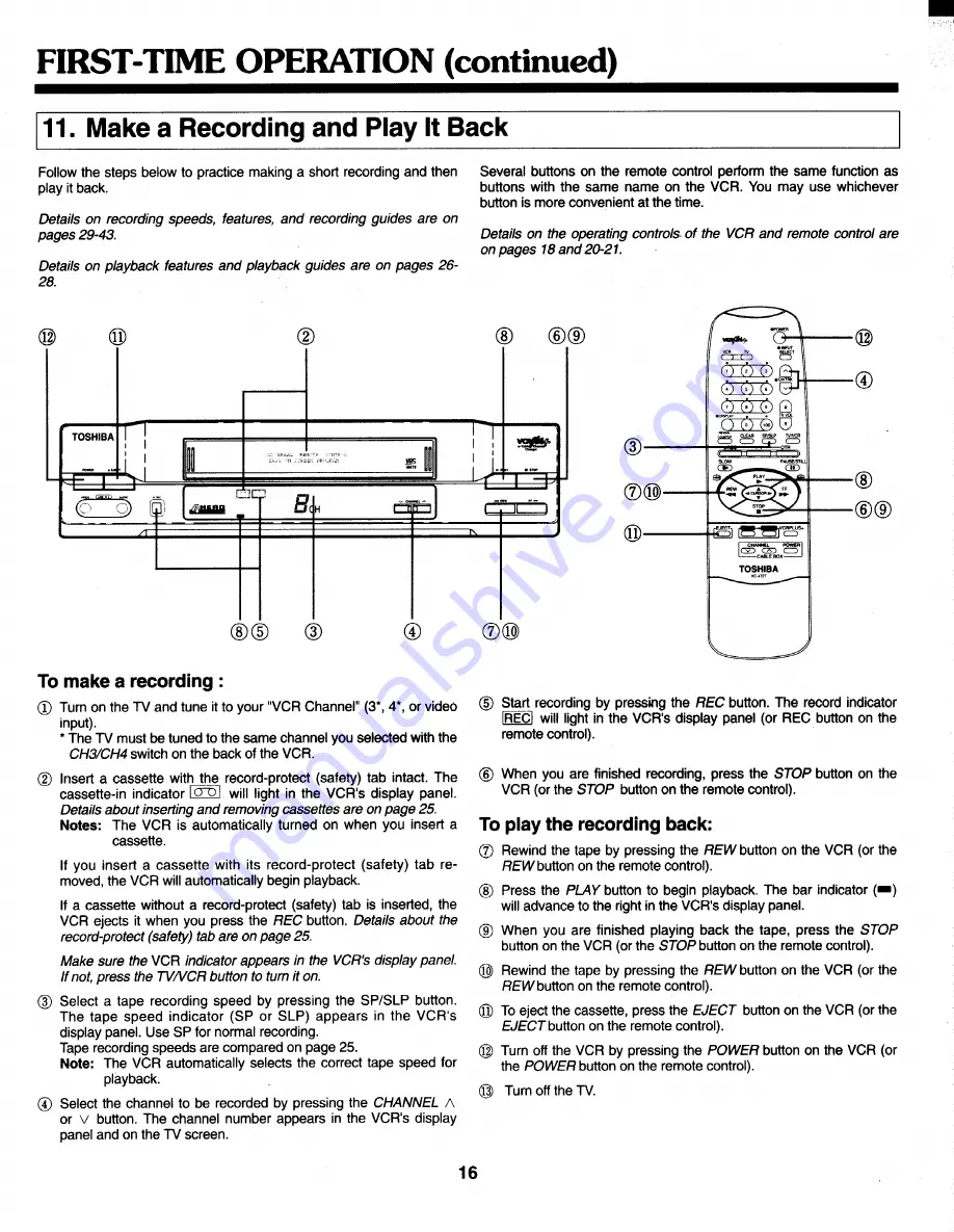 Toshiba M-472 Owner'S Manual Download Page 17