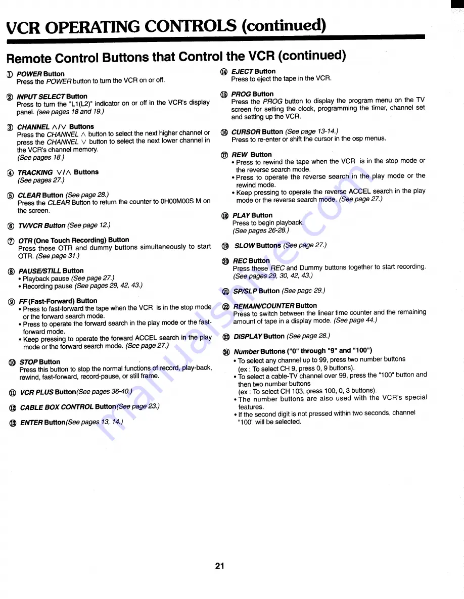 Toshiba M-472 Owner'S Manual Download Page 22