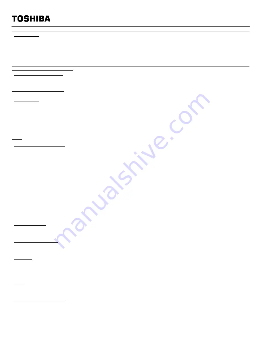 Toshiba M205-S7453 Specifications Download Page 3