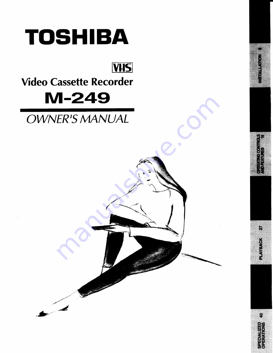 Toshiba M249 Owner'S Manual Download Page 1