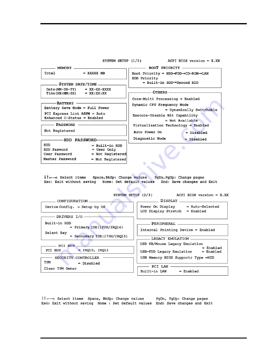 Toshiba M400 - Portege - Core 2 Duo 1.83 GHz Maintenance Manual Download Page 216