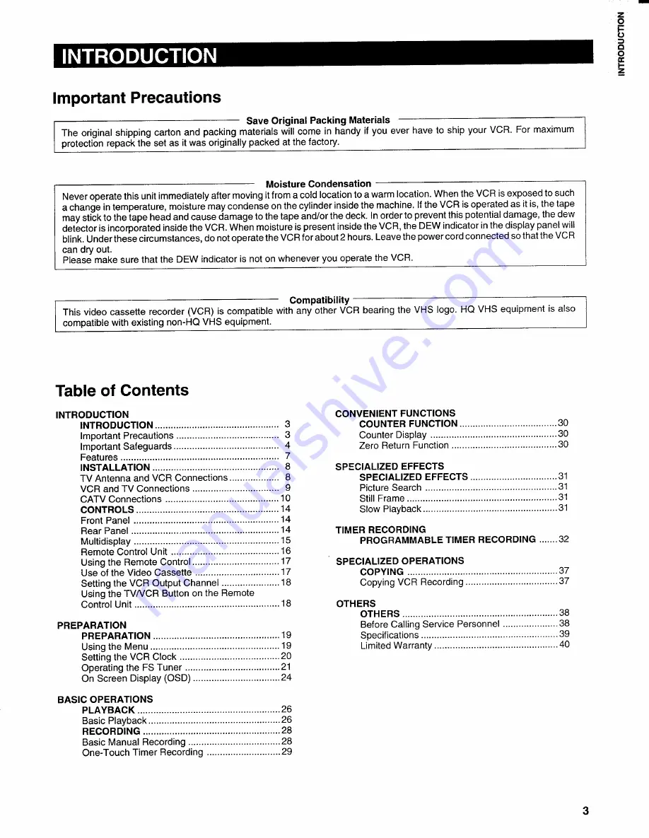 Toshiba M43 Owner'S Manual Download Page 3