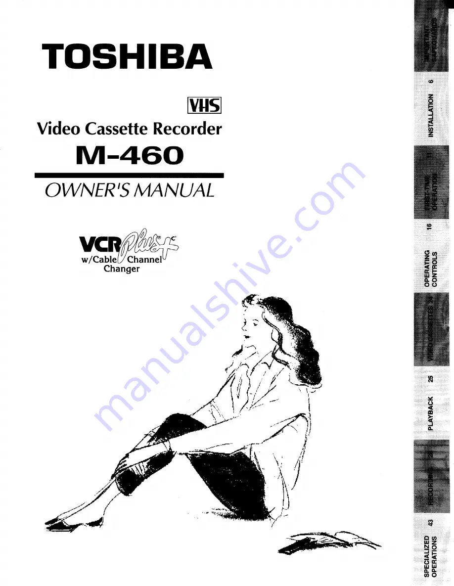 Toshiba M460 Owner'S Manual Download Page 1