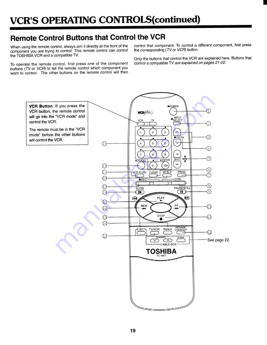 Toshiba M460 Скачать руководство пользователя страница 20