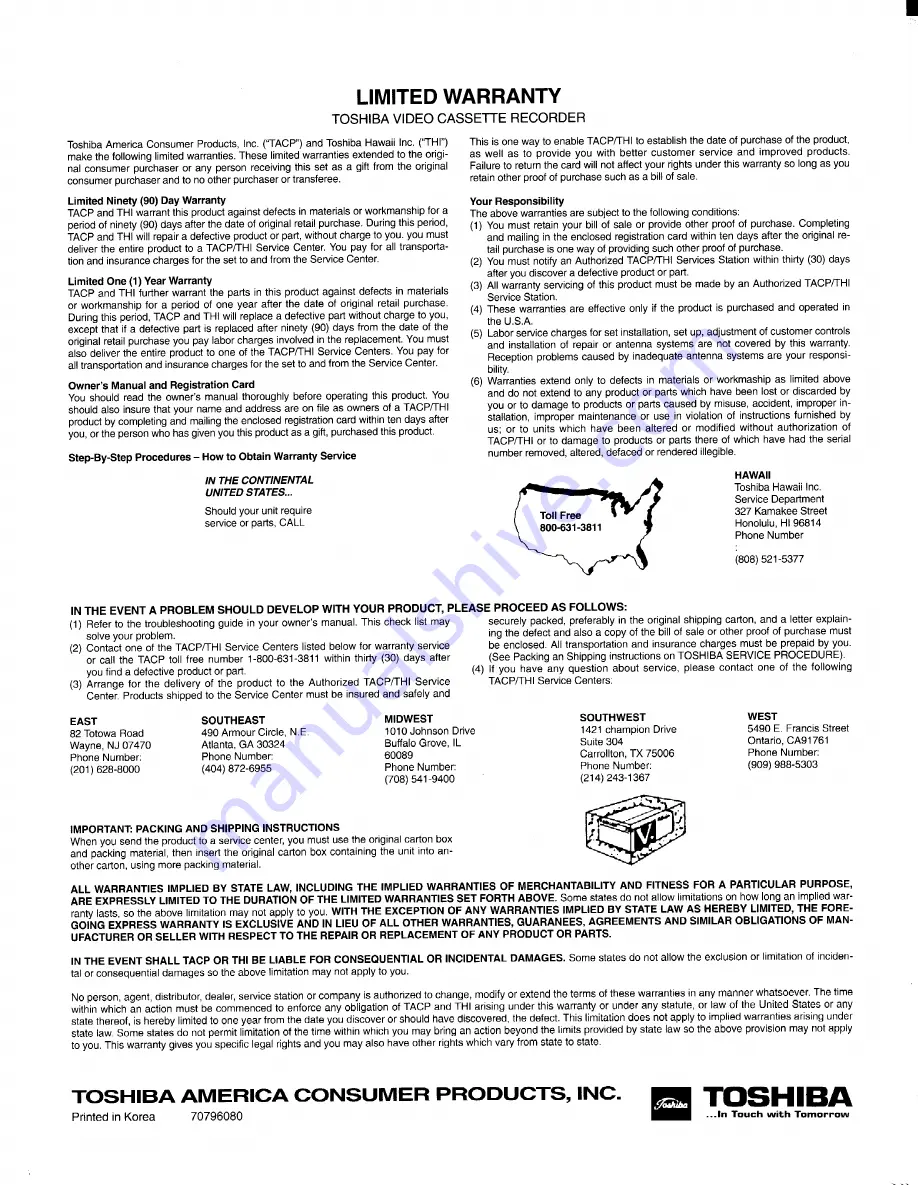 Toshiba M460 Owner'S Manual Download Page 50