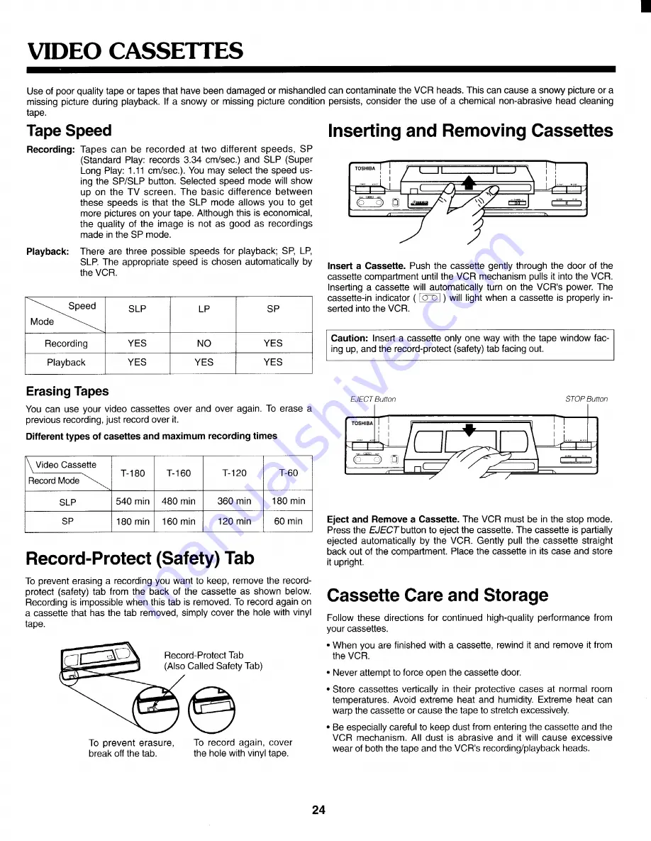 Toshiba M461 Owner'S Manual Download Page 25