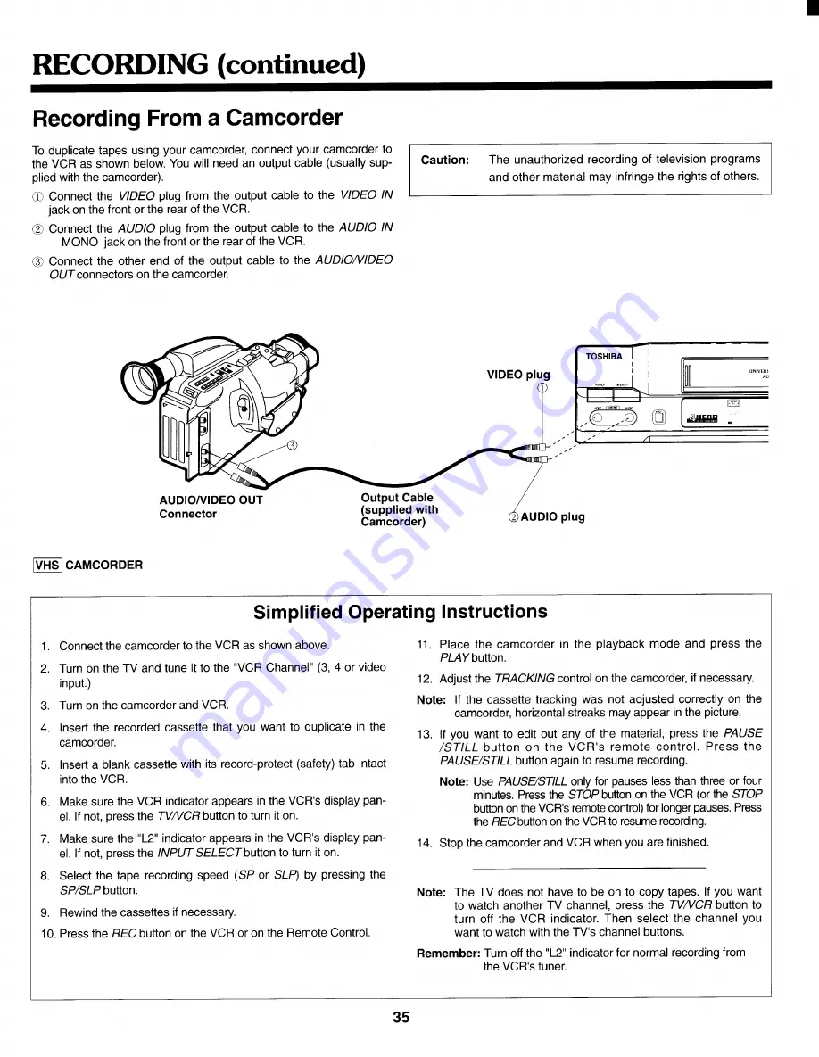 Toshiba M461 Owner'S Manual Download Page 36