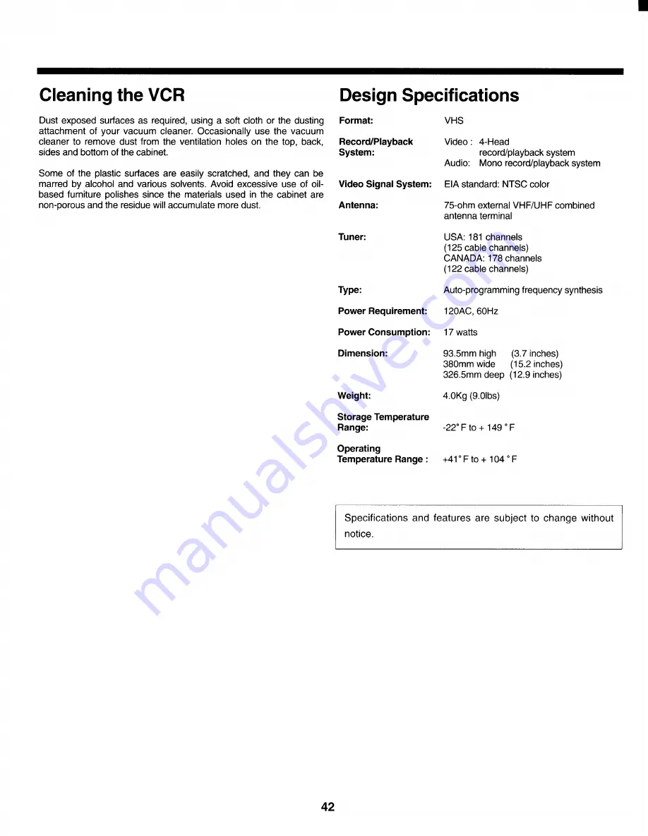 Toshiba M461 Owner'S Manual Download Page 43