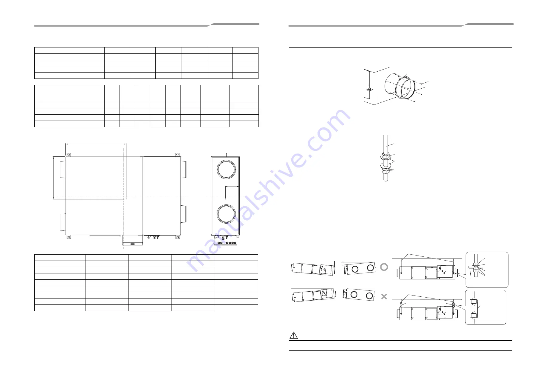 Toshiba MMD-VN1002HEXE Installation Manual Download Page 8