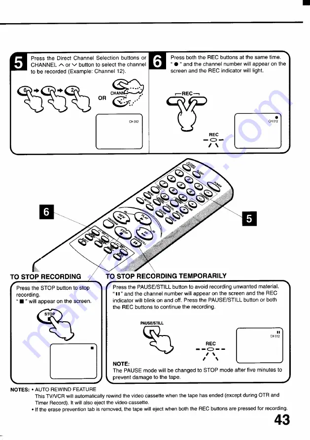 Toshiba MV9DL2 Owner'S Manual Download Page 45