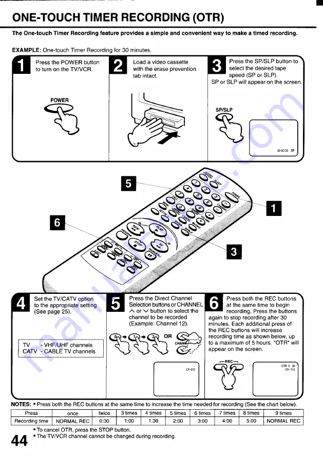 Toshiba MV9DL2 Owner'S Manual Download Page 46