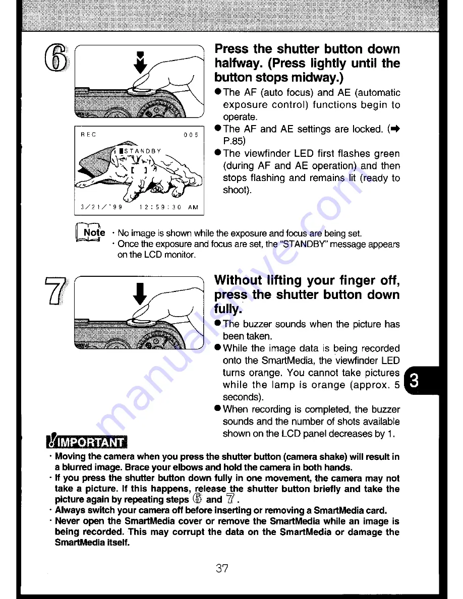 Toshiba PDR-M3 Owner'S Manual Download Page 37