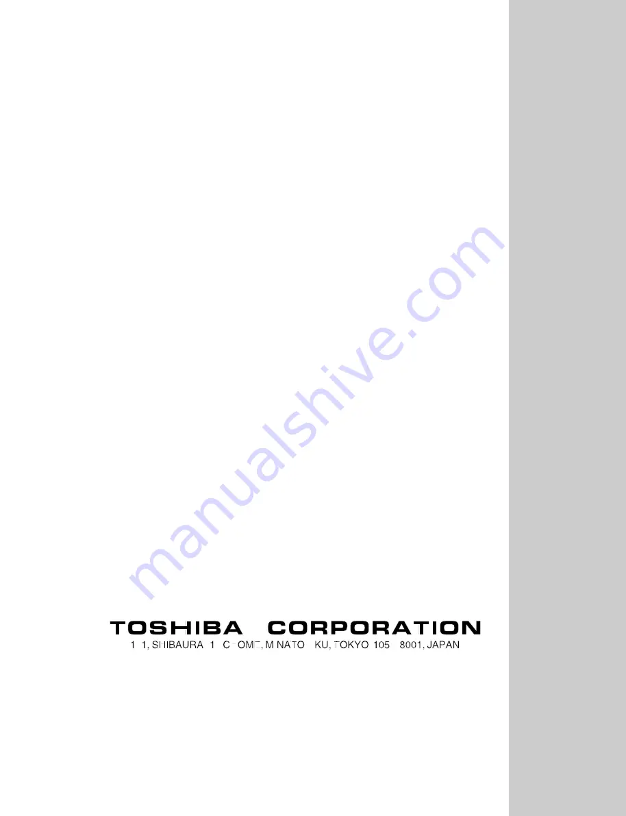 Toshiba PDR-M70 Service Manual Download Page 7