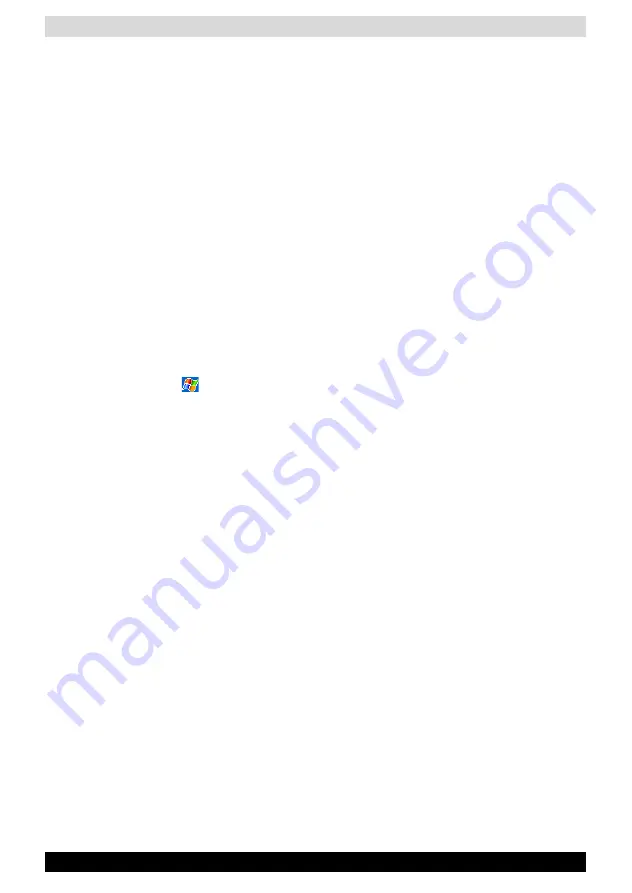 Toshiba Pockey PC e800 User Manual Download Page 98