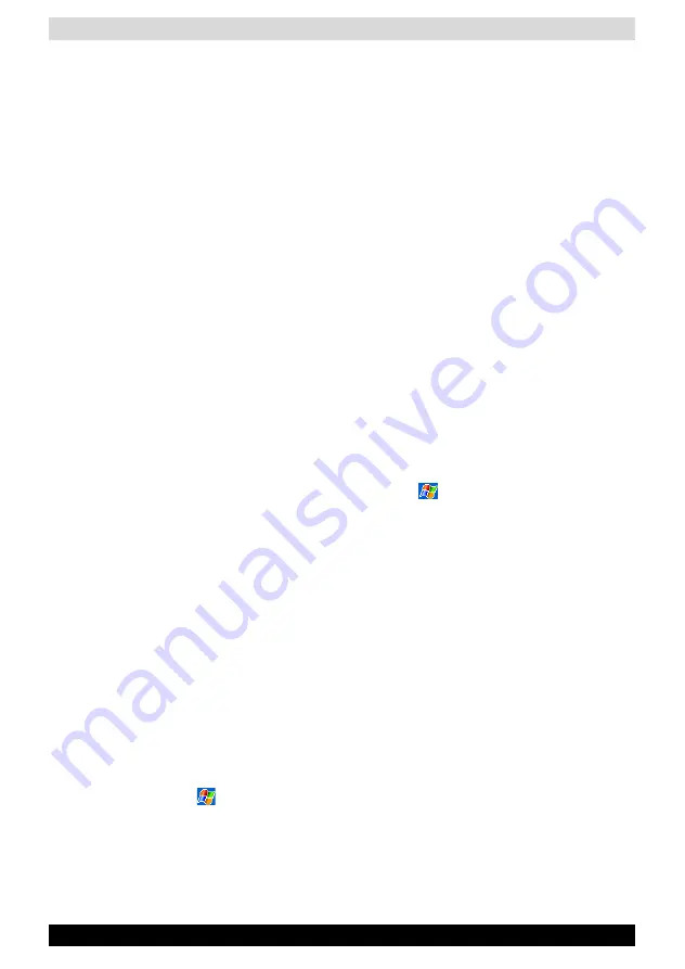 Toshiba Pockey PC e800 User Manual Download Page 99