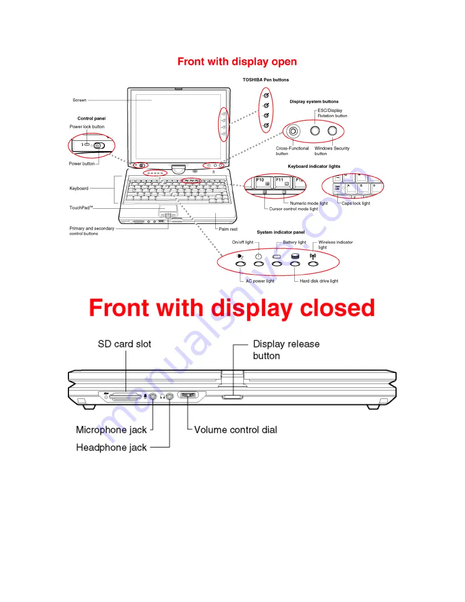 Toshiba Portege M200-S218TD Скачать руководство пользователя страница 5