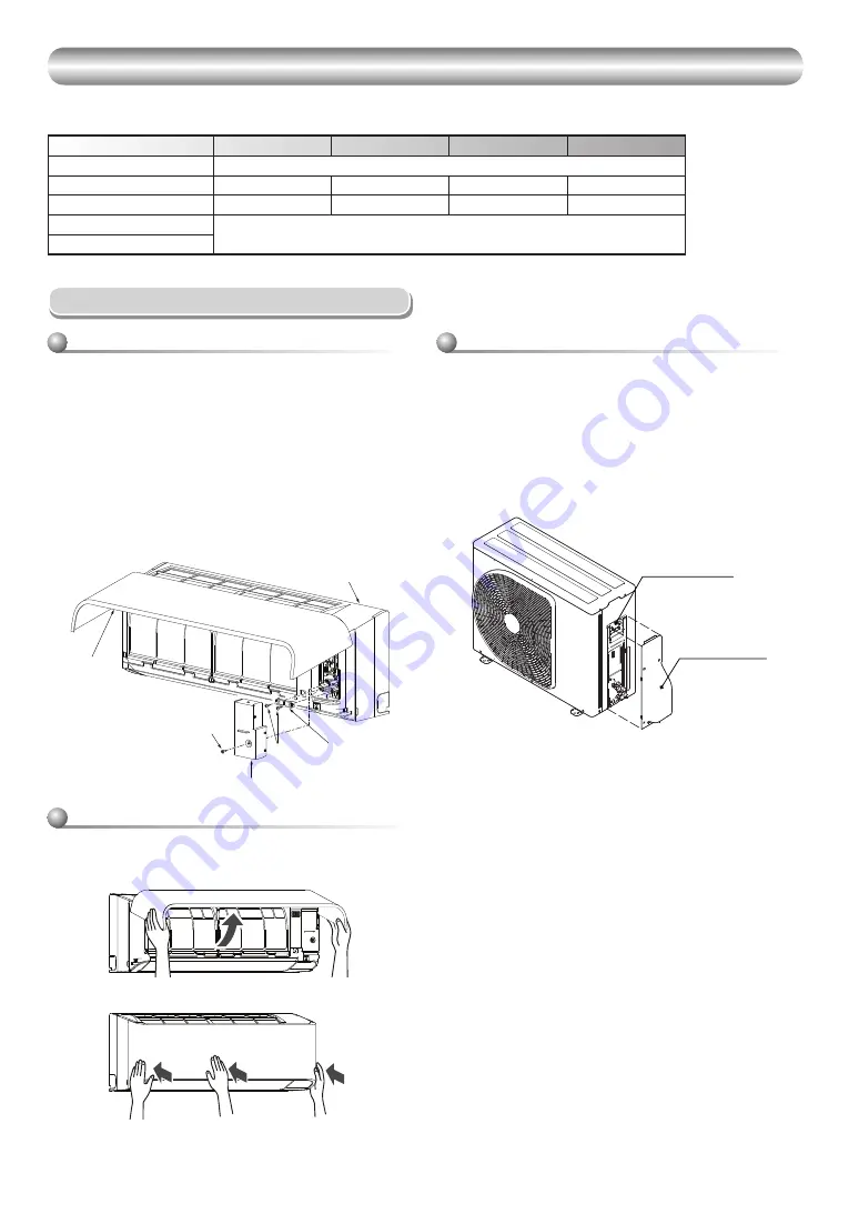 Toshiba RAS-05, RAS-07 Installation Manual Download Page 10