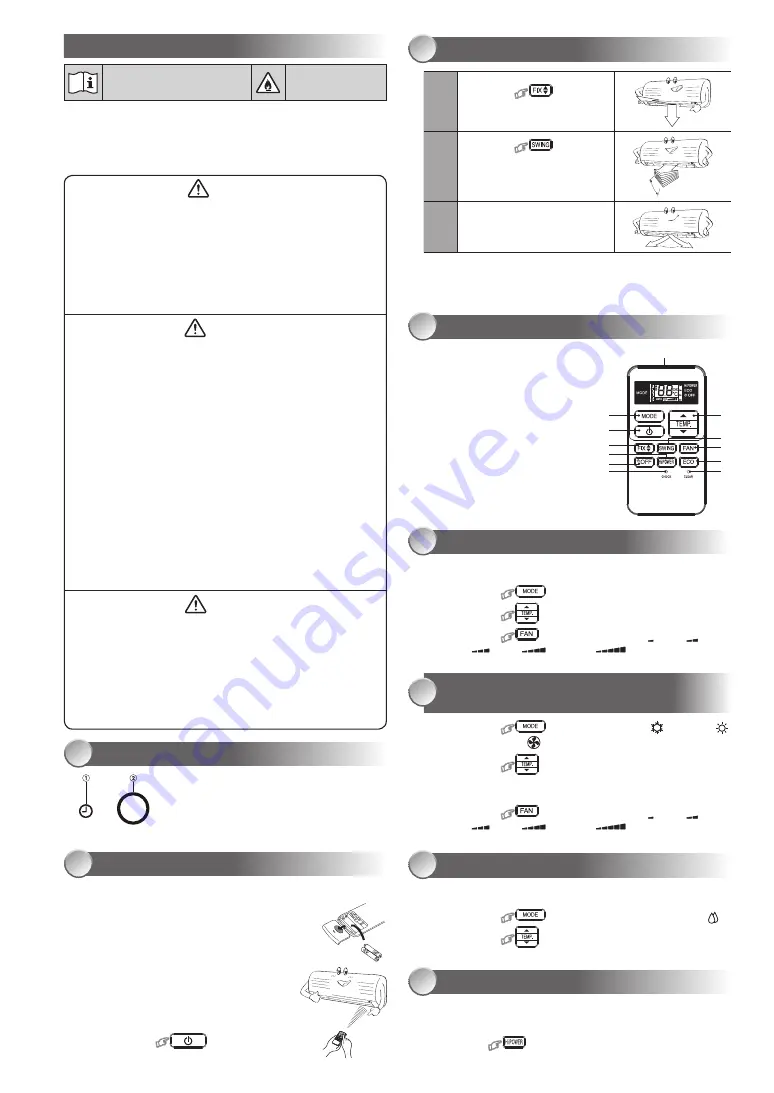 Toshiba RAS-05BAVG-E Owner'S Manual Download Page 4