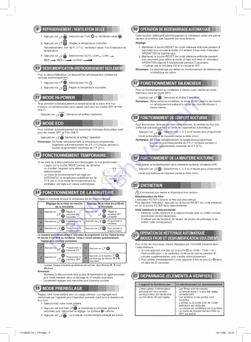 Toshiba RAS 09EACV Series Owner'S Manual Download Page 10