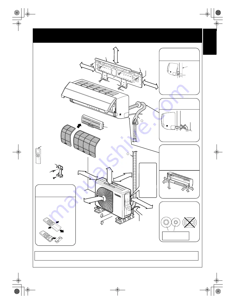 Toshiba RAS-16SAVP-E Скачать руководство пользователя страница 5