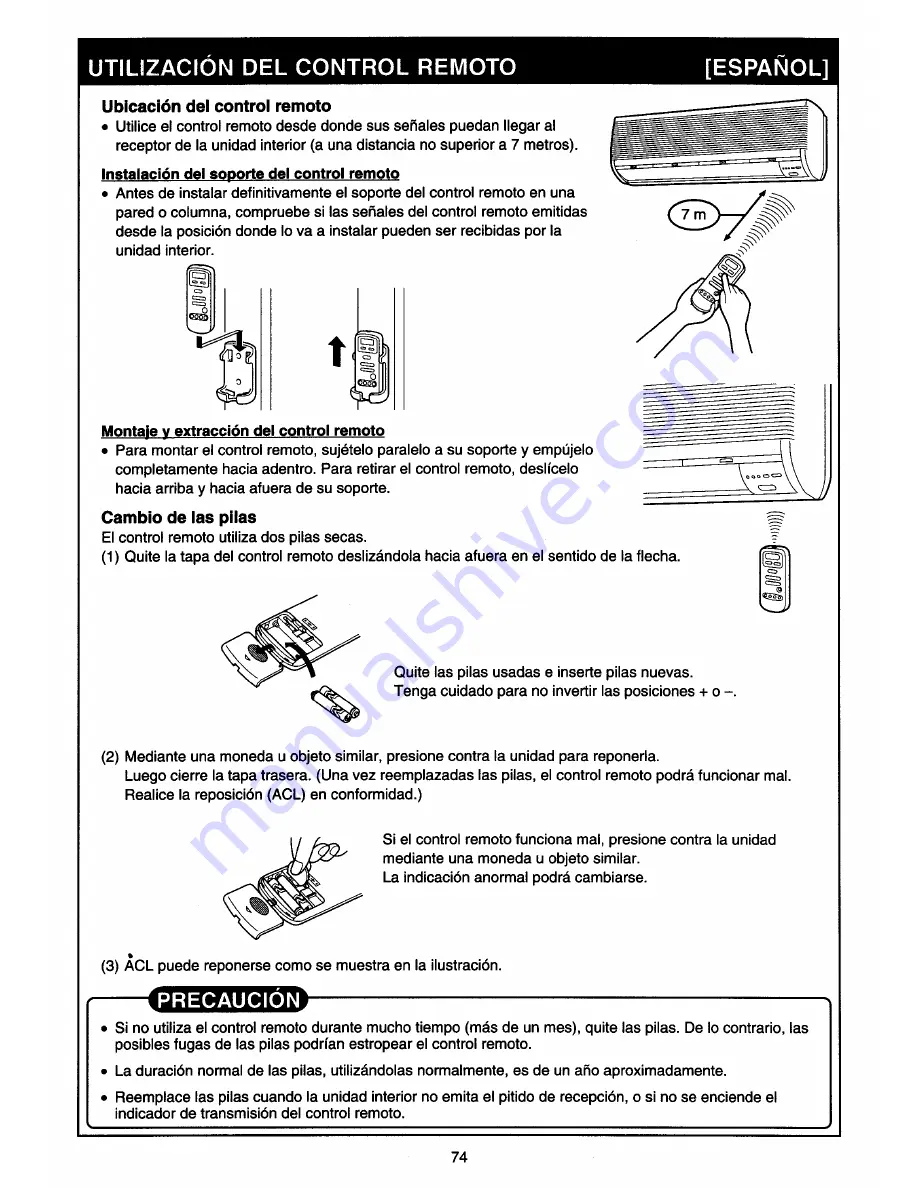 Toshiba RAS-24BAX Скачать руководство пользователя страница 72