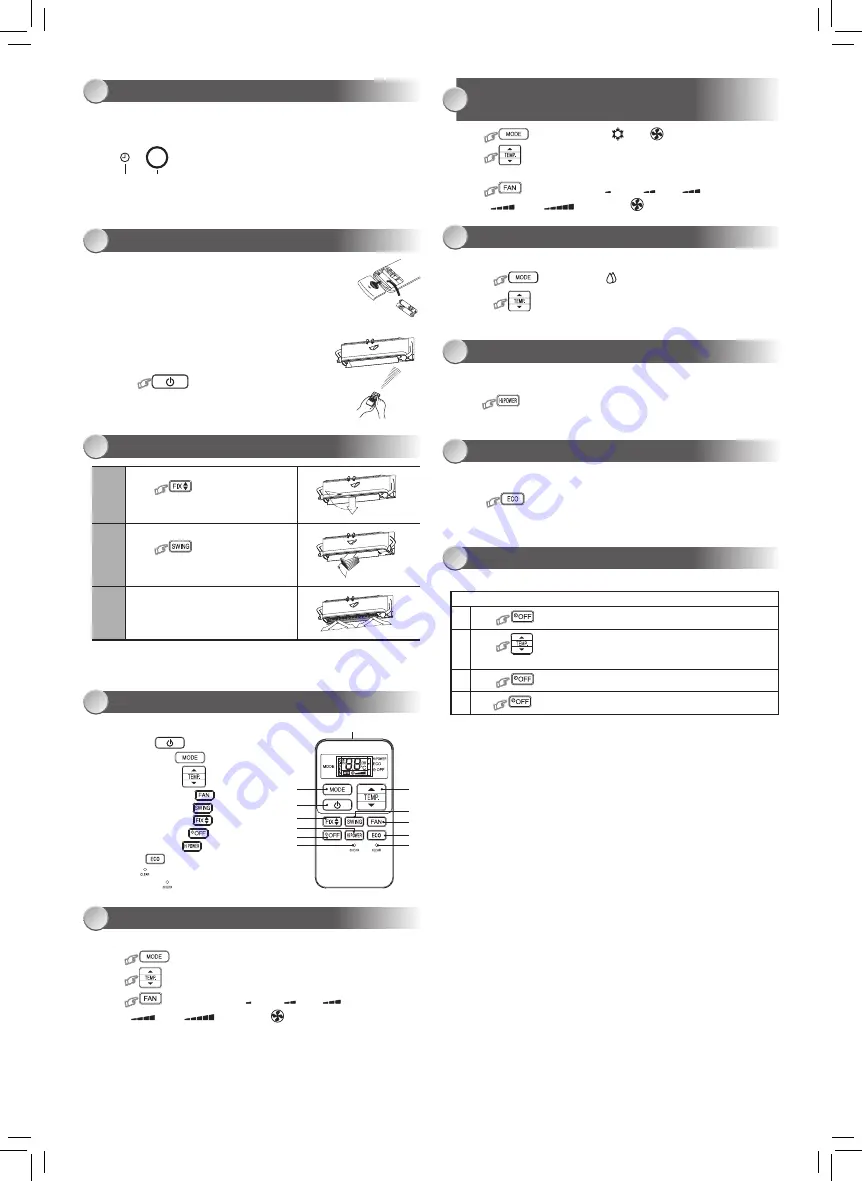 Toshiba RAS-H10C4ACVG-V Owner'S Manual Download Page 8