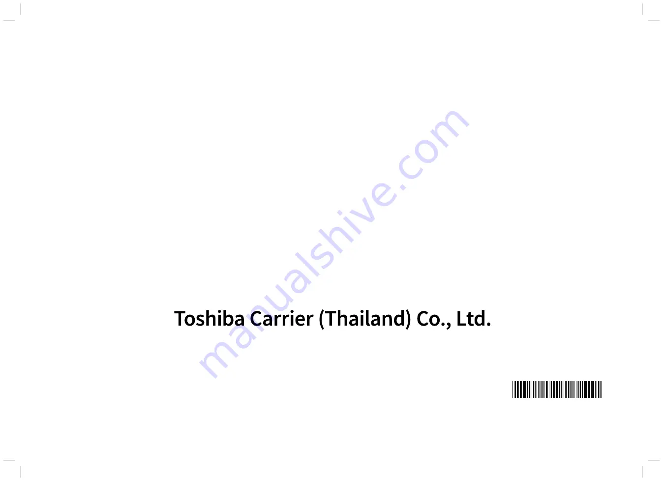 Toshiba RAV-SM1101DTP-A Owner'S Manual Download Page 20