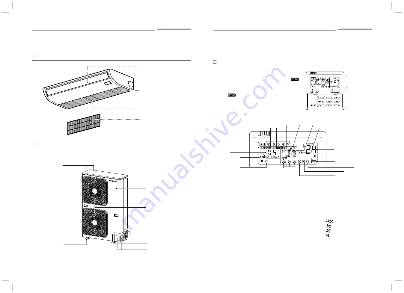 Toshiba RAV-SM1107CTP-T Скачать руководство пользователя страница 6