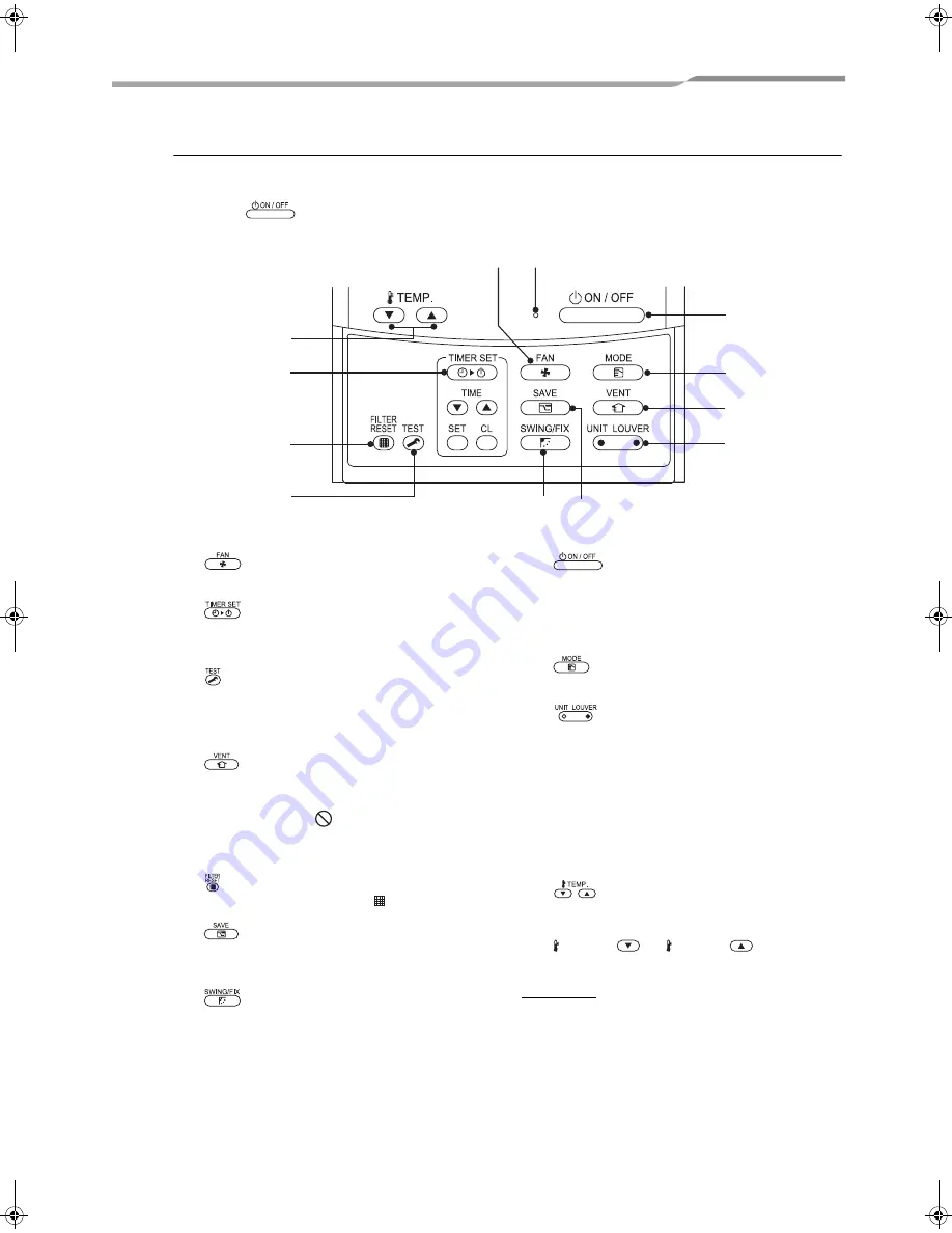 Toshiba RAV-SM404SDT-E Owner'S Manual Download Page 8