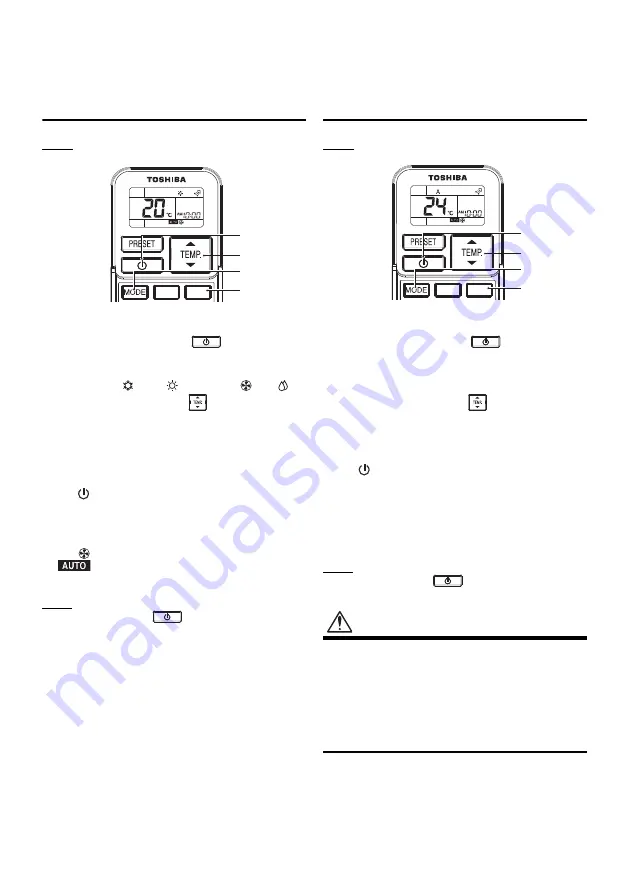 Toshiba RBC-AXU31UW-E Owner'S Manual Download Page 8