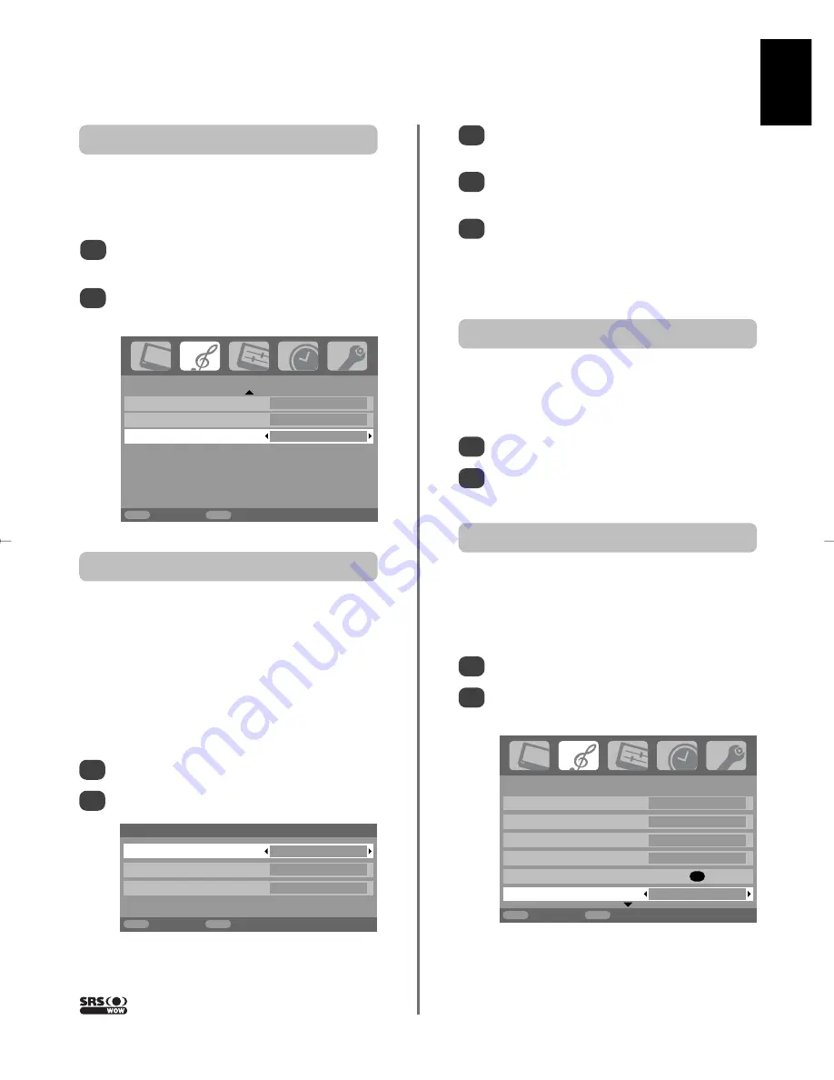 Toshiba Regza 26WLG66 Owner'S Manual Download Page 17