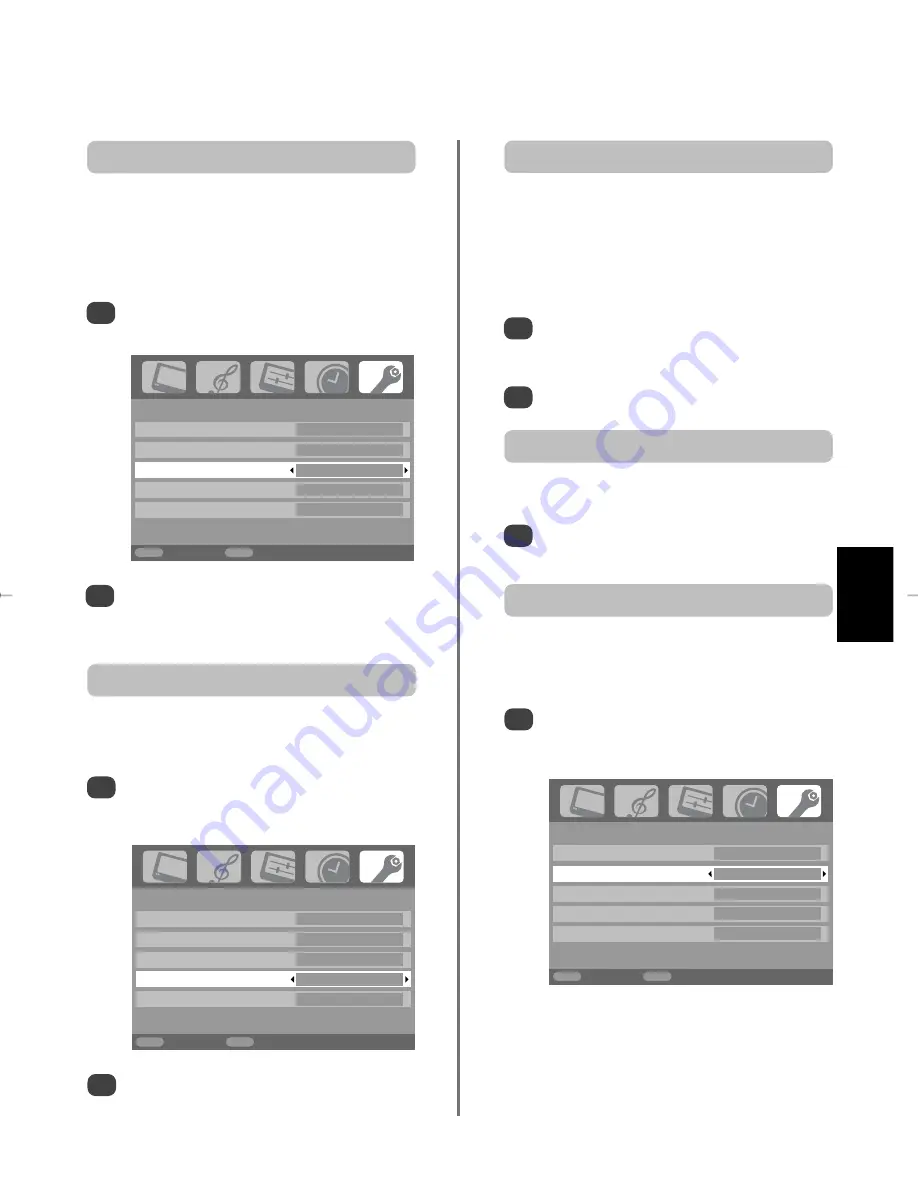 Toshiba Regza 26WLG66 Owner'S Manual Download Page 61