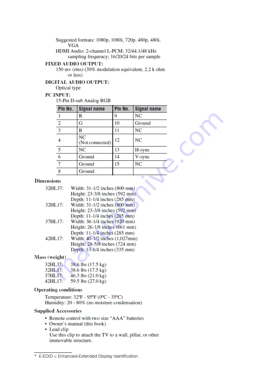 Toshiba Regza 37HL17 Service Manual Download Page 40