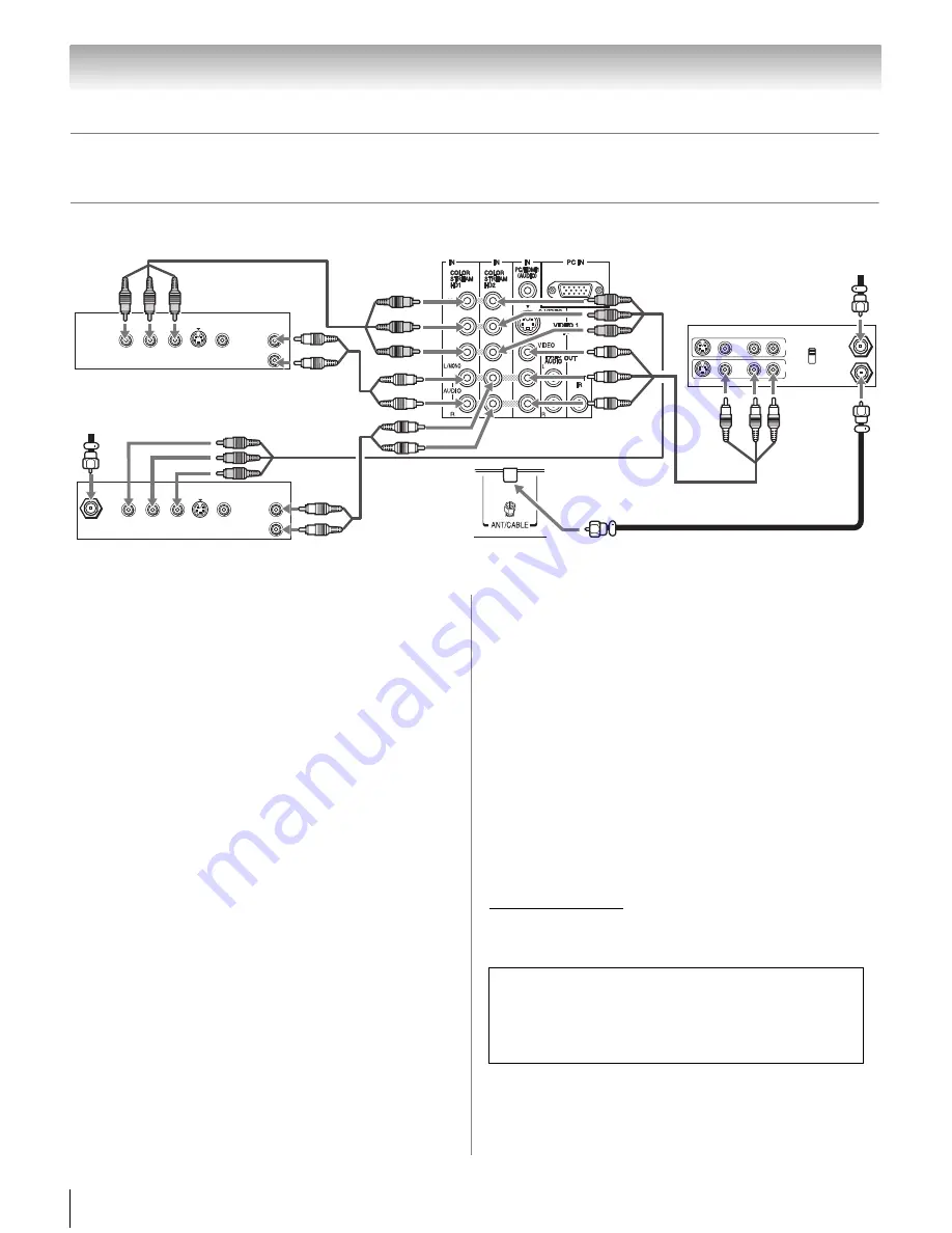 Toshiba REGZA 46SV670U Owner'S Manual Download Page 14