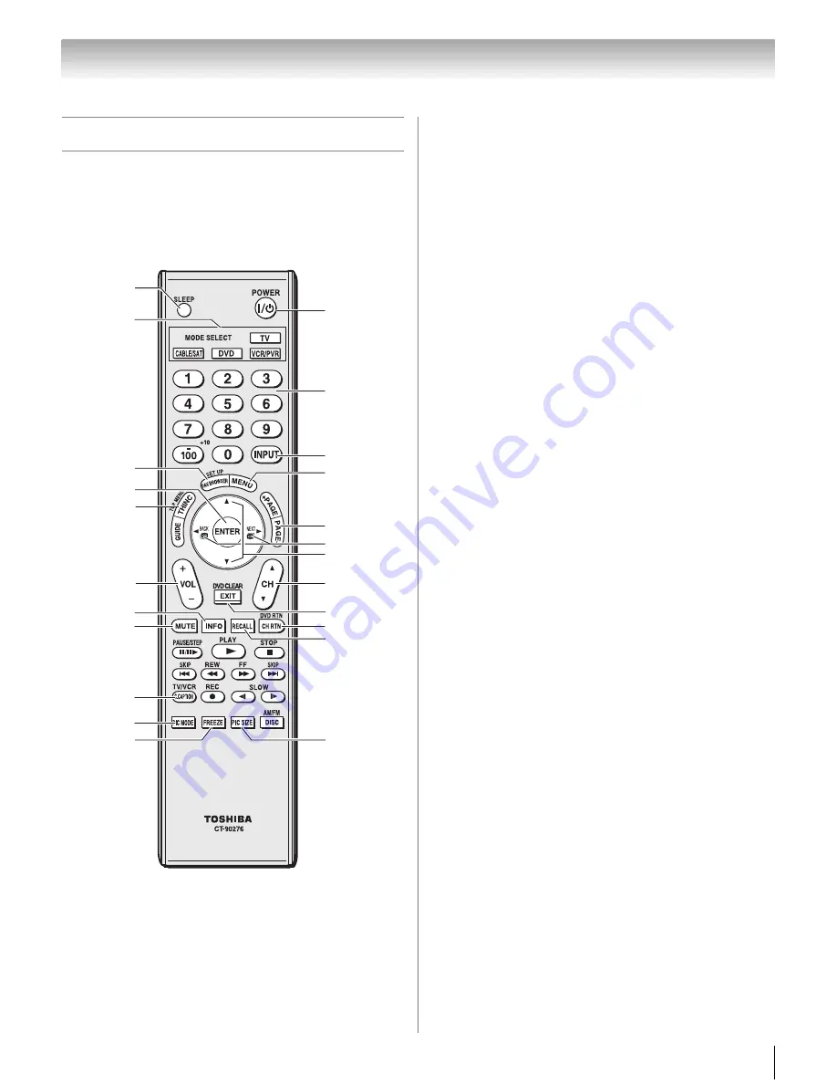 Toshiba REGZA 46SV670U Owner'S Manual Download Page 21