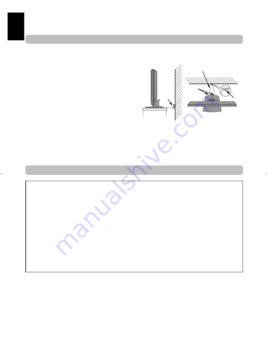 Toshiba Regza 47WLG66 Owner'S Manual Download Page 4