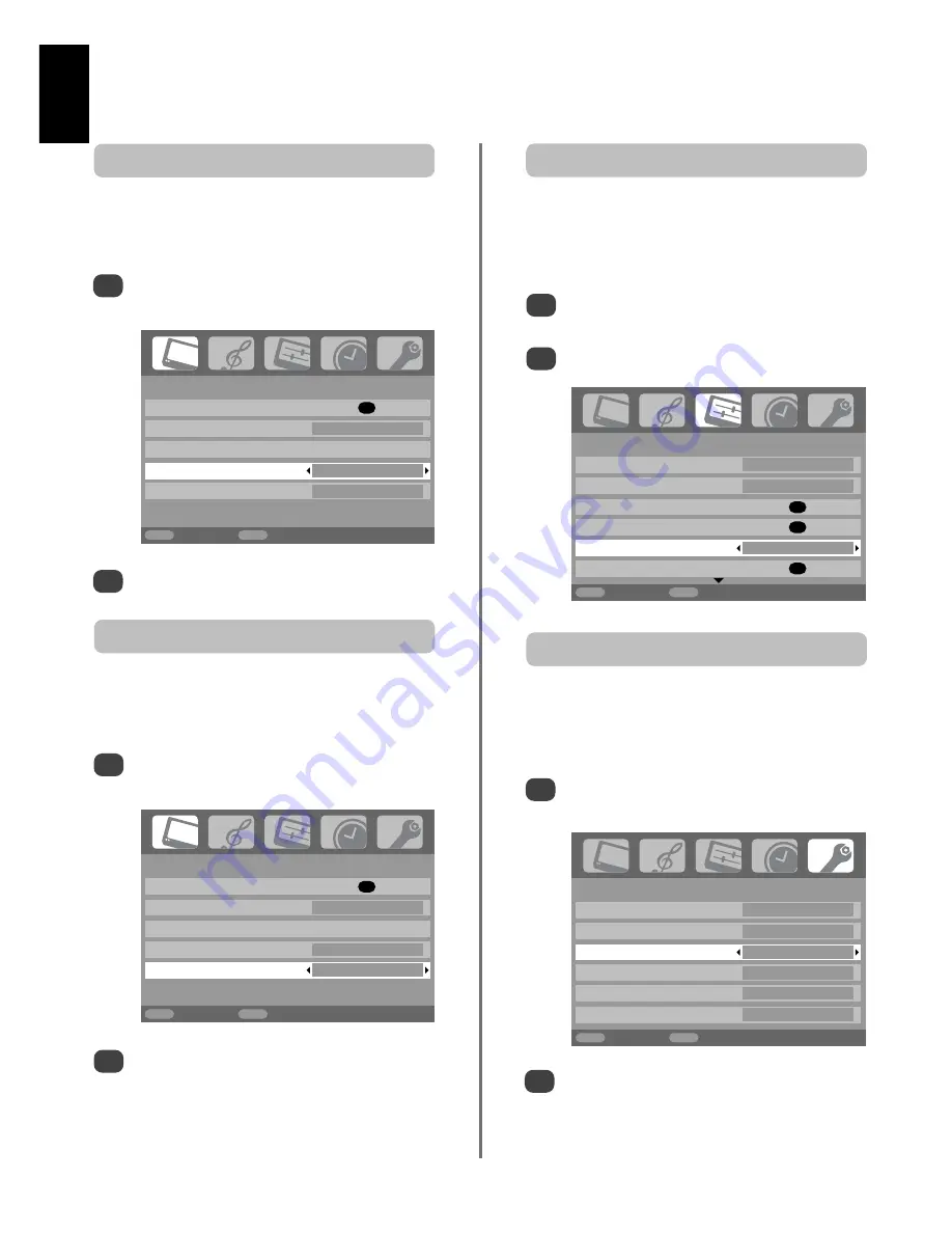 Toshiba Regza C3030 Series Скачать руководство пользователя страница 24