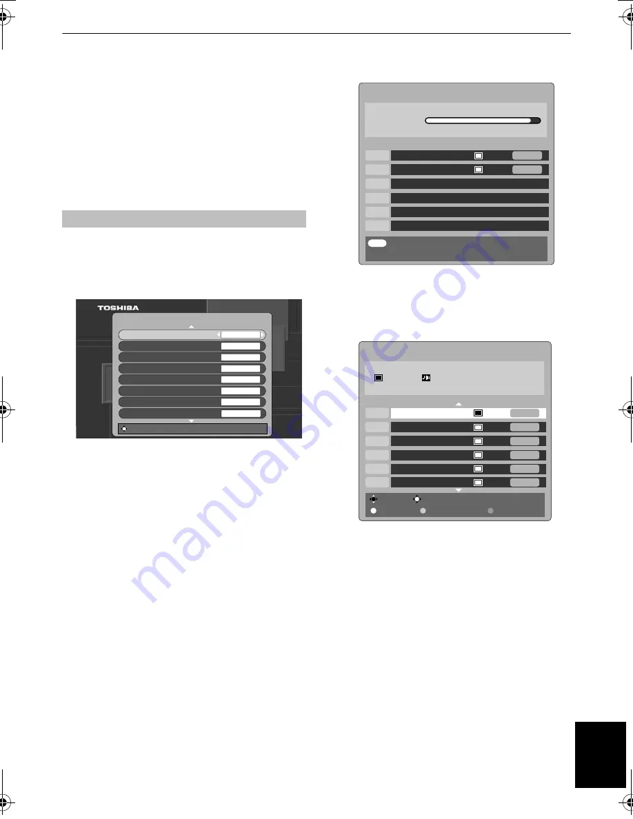 Toshiba Regza ZV55 Digital Series Manual Download Page 205